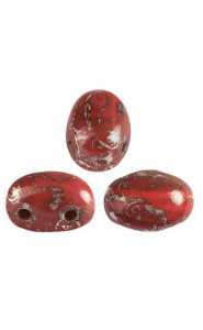 Les perles par Puca® Samos Perlen Opaque light coral picasso 93400/65400